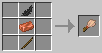 Brush with Black Feather