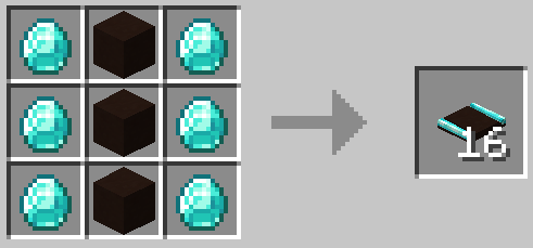 Black Terracotta Embedded Diamond Track