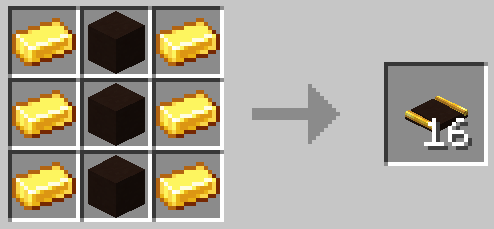 Black Terracotta Embedded Gold Track