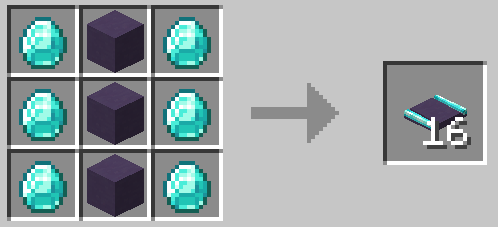 Blue Terracotta Embedded Diamond Track