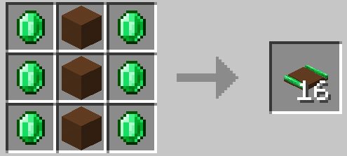 Brown Concrete Embedded Emerald Track