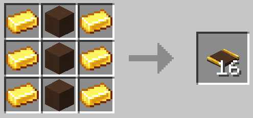 Brown Terracotta Embedded Gold Track