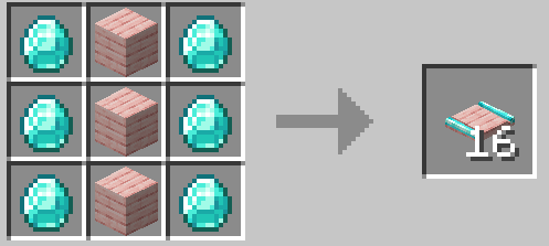 Cherry Planks Embedded Diamond Track