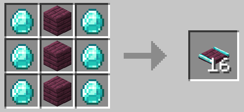 Crimson Planks Embedded Diamond Track