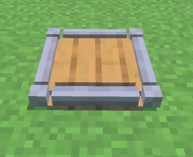 Embedded Cross Track aligned on the grid