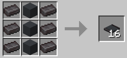 Gray Concrete Embedded Netherite Track