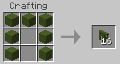 Craft green concrete support
