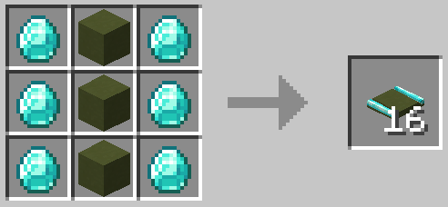 Green Terracotta Embedded Diamond Track