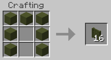 Craft green terracotta support