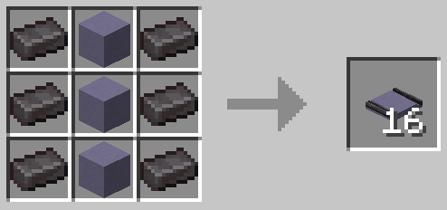 Light Blue Terracotta Embedded Netherite Track