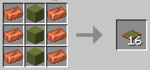 Lime Terracotta Embedded Copper Track