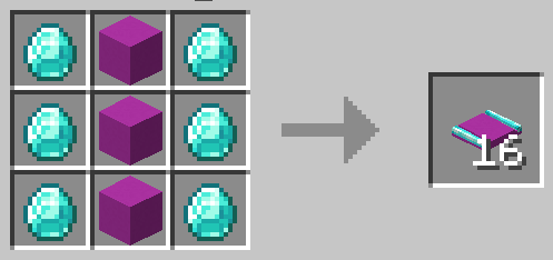 Magenta Concrete Embedded Diamond Track