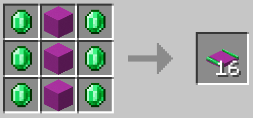 Magenta Concrete Embedded Emerald Track