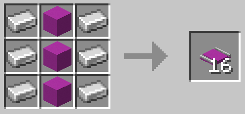 Magenta Concrete Embedded Iron Track