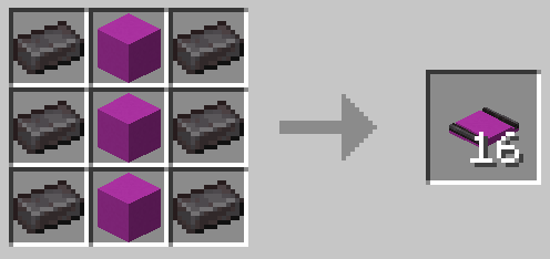 Magenta Concrete Embedded Netherite Track