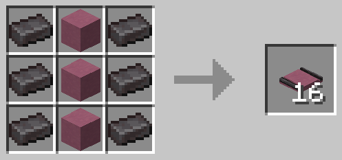 Magenta Terracotta Embedded Netherite Track2