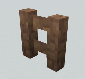 Mud brick support