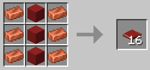 Red Concrete Embedded Copper Track