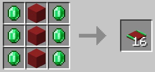 Red Concrete Embedded Emerald Track