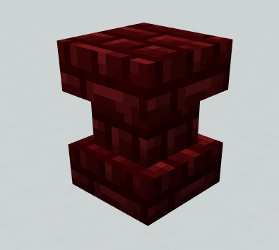 Red nether brick support
