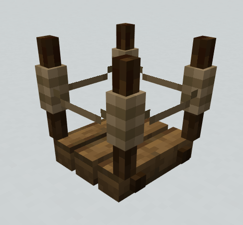 Spruce rope bridge