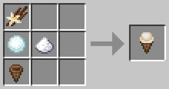 Vanilla Ice Cream Crafting Recipe