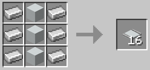 White Concrete Embedded Iron Track