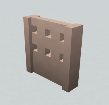 White terracotta support