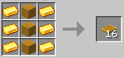 Yellow Terracotta Embedded Gold Track